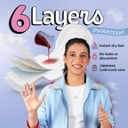 Pee Safe Comfort Ultra Thin Sanitary Pads For Women - XL | Grocsy