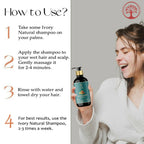 Ivory Natural Men Shampoo For Deep Cleansing, Scalp Wellness, Hair Shine & Dandruff Control | Grocsy
