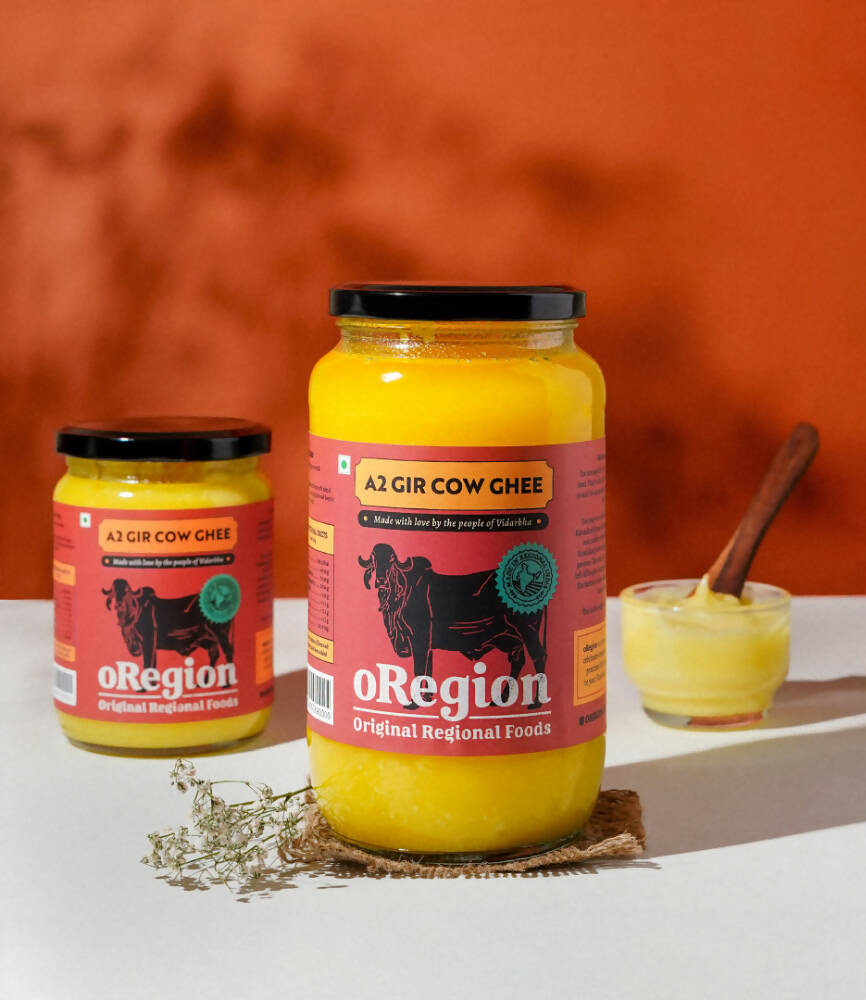 oRegion A2 Gir Cow Ghee | 100% Gir Cow Ghee | Organic Desi Ghee From Gir Cow | Grocsy