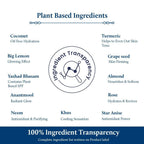 Blue Nectar Shubhr Jasmine & Coconut SPF 30 Sunscreen Face Cream for Plant Based Sun Protection | Grocsy