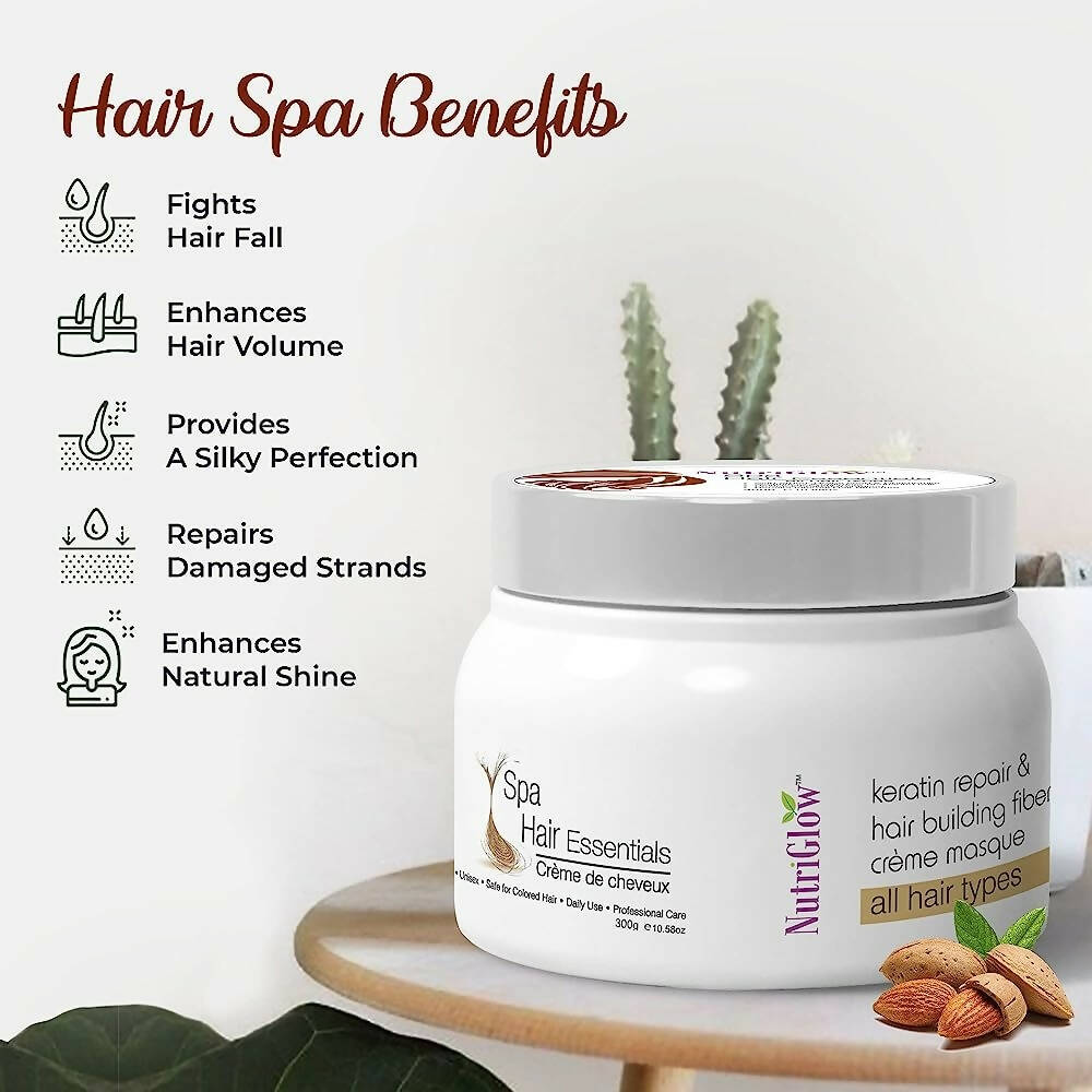 NutriGlow Hair Spa Cream with Keratin Repair Formula | Grocsy