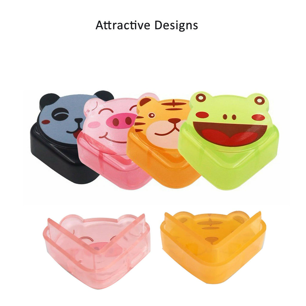 Safe-O-Kid Corner Guards Cushions Panda Shaped, Black For Kids Protection | Grocsy