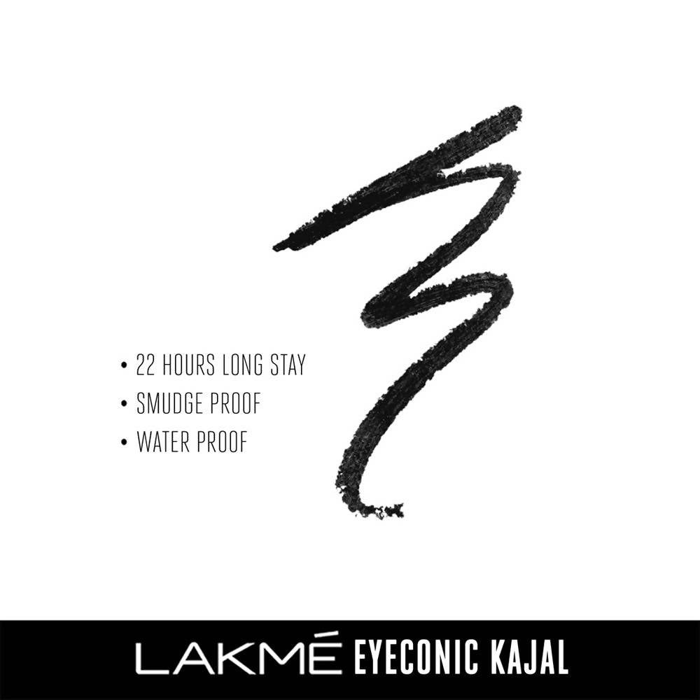Lakme Eyeconic Kajal- Deep Black | Grocsy