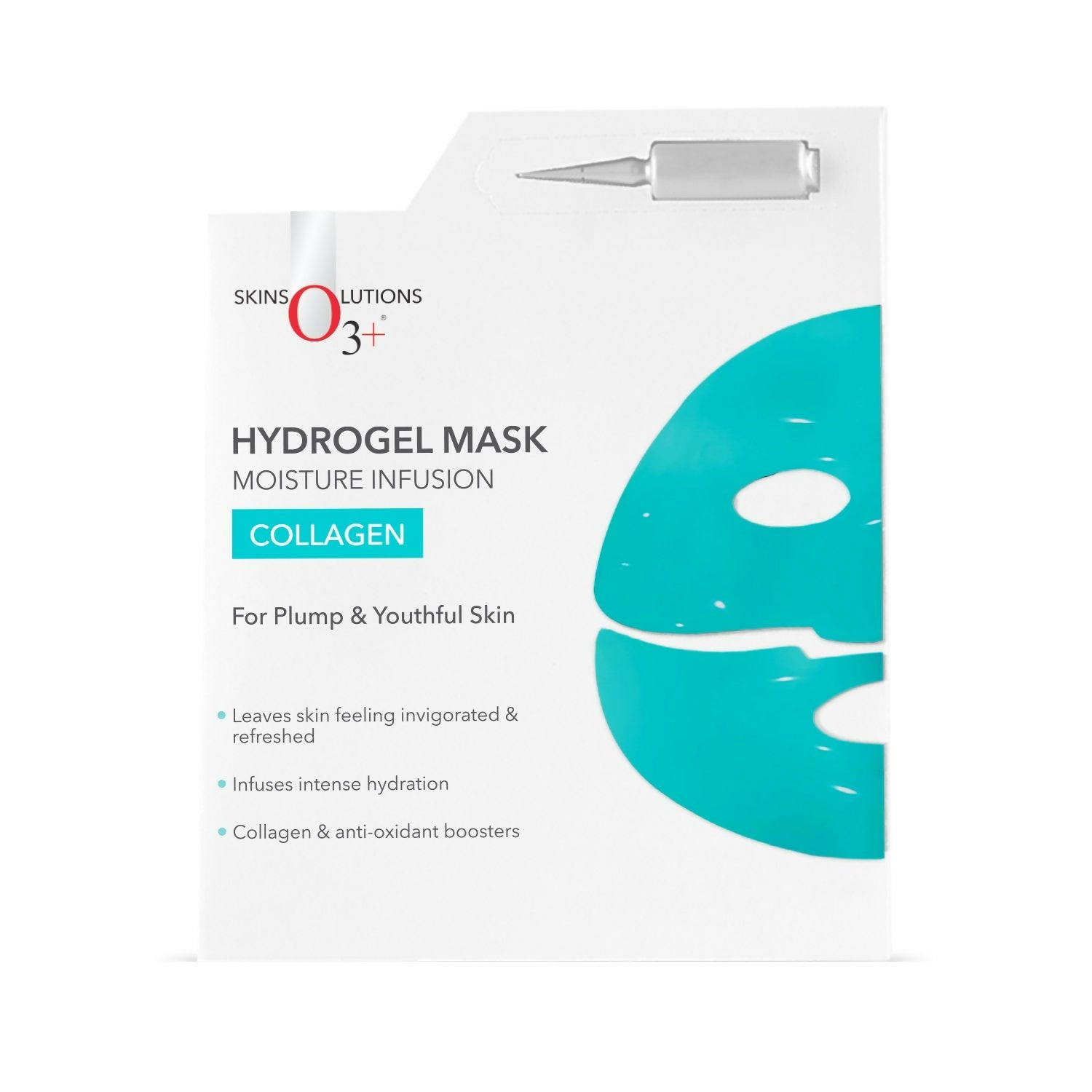 Professional O3+ Collagen Hydrogel Facial Mask For Bright & Plump Skin | Grocsy