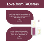 TAC - The Ayurveda Co. Liquid Matte Velvet Mauve Lipstick | Grocsy