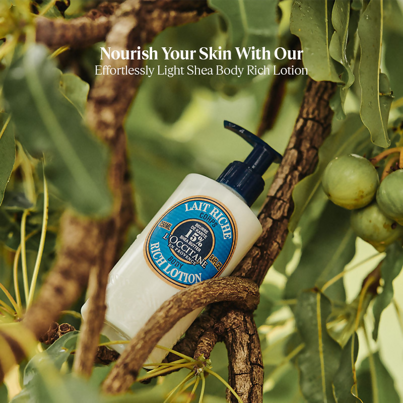 L'Occitane Moisturizing 15% Shea Butter Body Rich Lotion | Grocsy