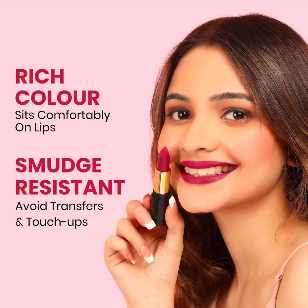 NY Bae Super Matte Lipstick - Red Rebel 25 | Grocsy