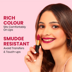 NY Bae Super Matte Lipstick - Red Rebel 25 | Grocsy