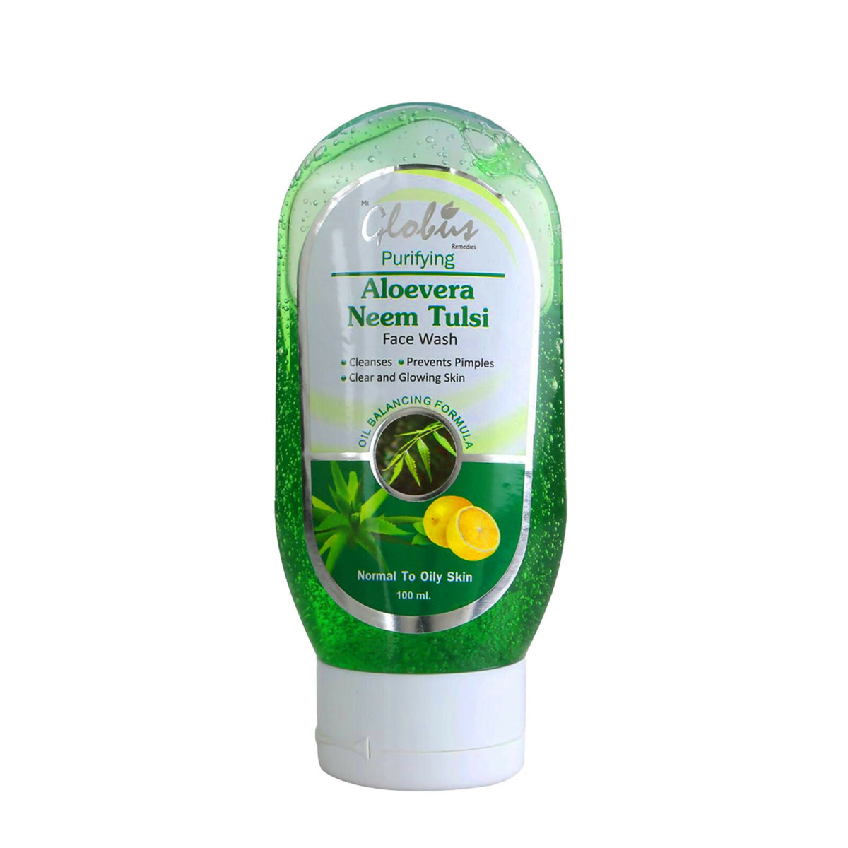 Globus Remedies Aloe vera Neem Tulsi Face Wash | Grocsy