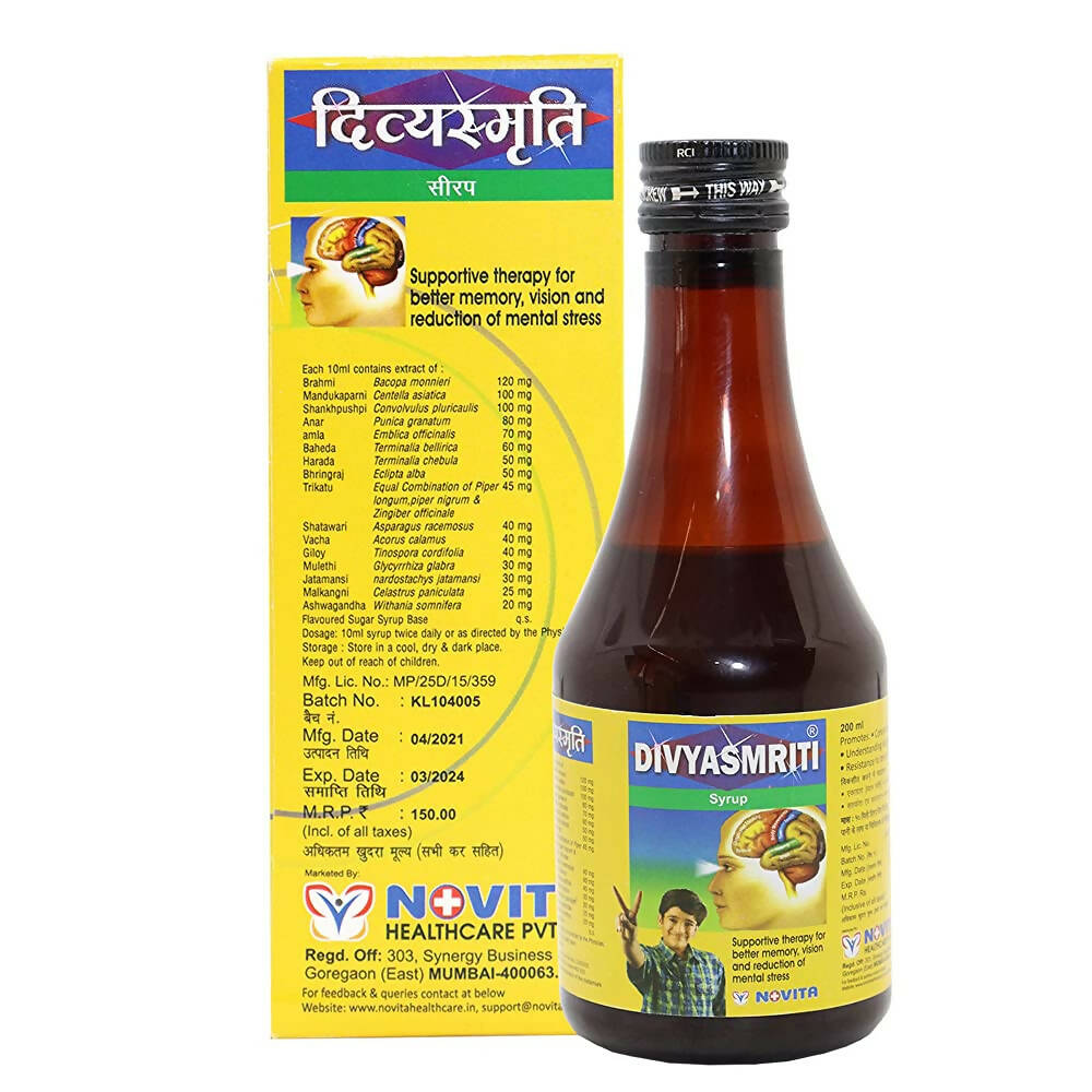 Novita Divyasmriti Syrup | Grocsy