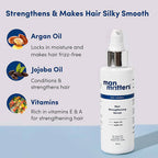 Man Matters Hair Strengthening Serum for Men With Argan & Jojoba Oil | Grocsy