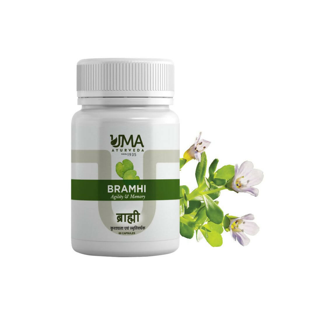 Uma Ayurveda Brahmi Capsules | Grocsy