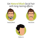 Bombay Shaving Company Beard Color For Men - Natural Black | Grocsy