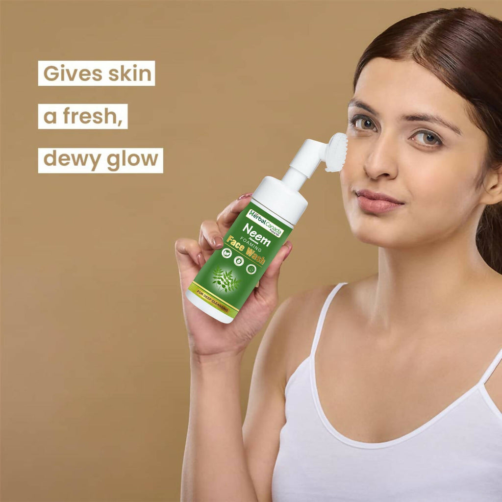 Herbal Canada Neem Foaming Face Wash | Grocsy