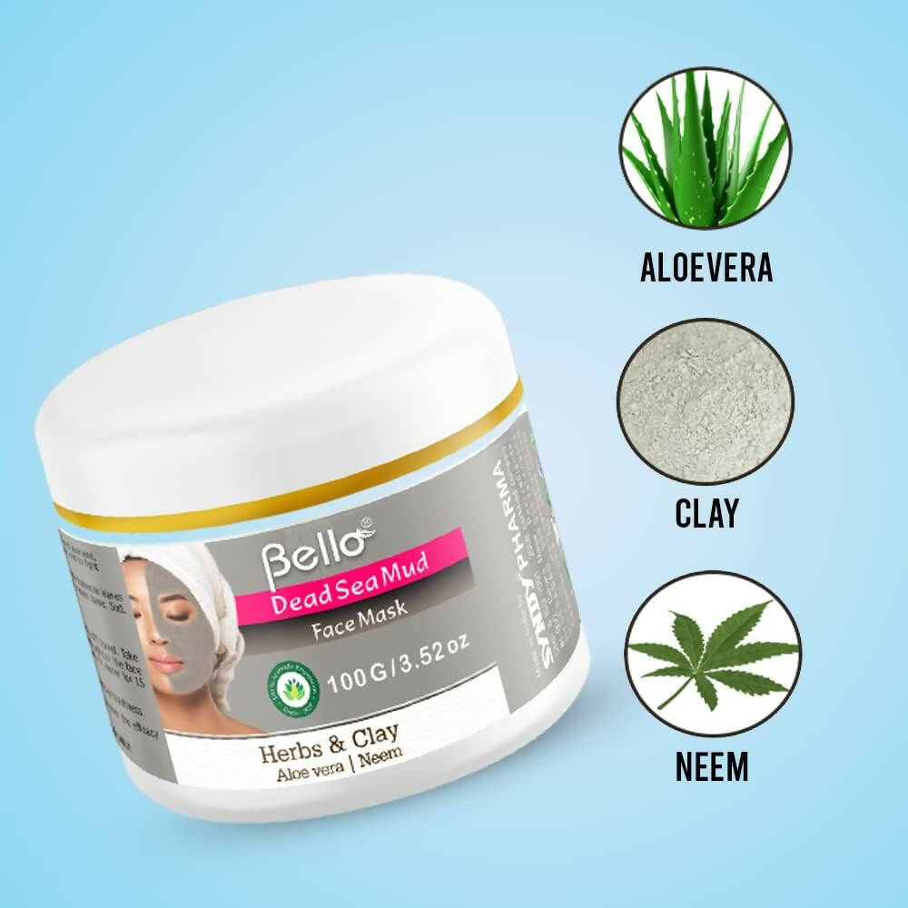 Bello Herbals Dead Sea Mud Face Mask | Grocsy