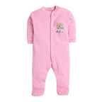 Daddy - G Rompers/Sleepsuits/Jumpsuit /Night Suits for New Born Babies - Pink | Grocsy