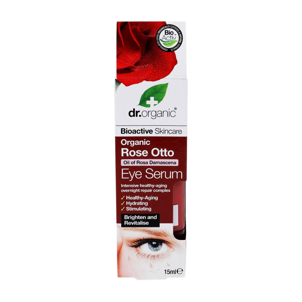Dr.Organic Rose Otto Eye Serum | Grocsy