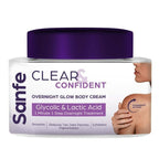 Sanfe Clear & Confident Overnight Glow Body Cream | Grocsy
