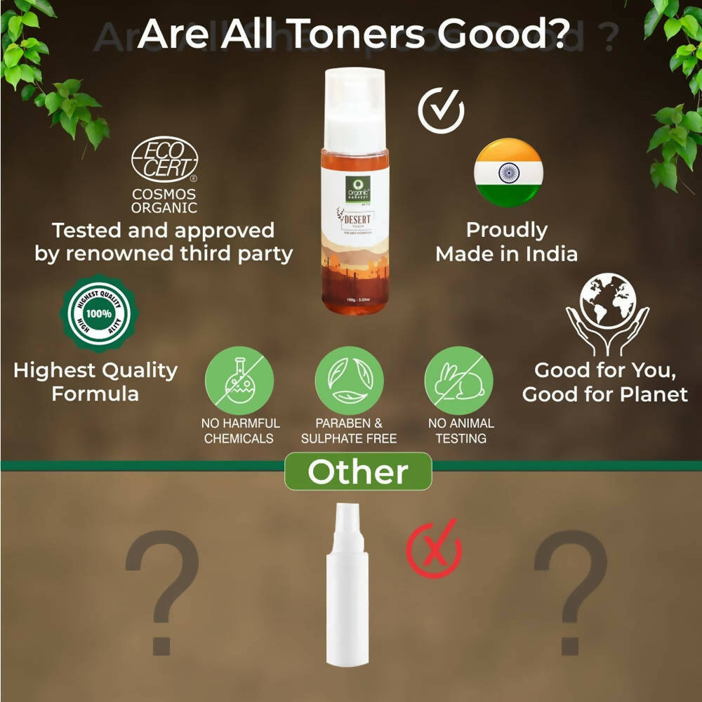 Organic Harvest Desert Toner For Deep Hydration | Grocsy