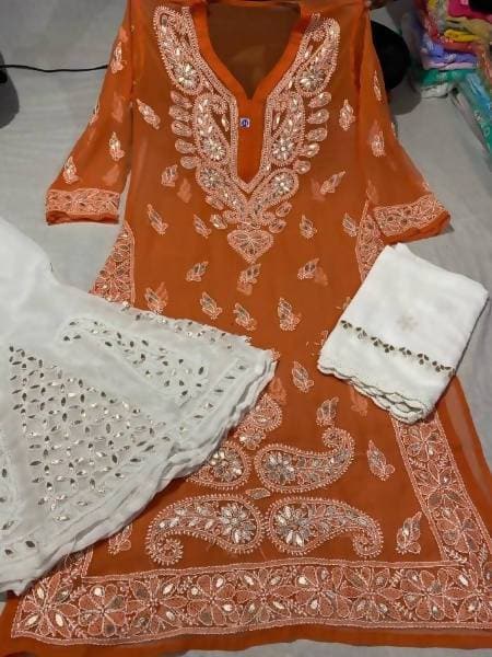 Arfa Fashion House New Collection Of Chikankari Gota Patti Lovers | Grocsy