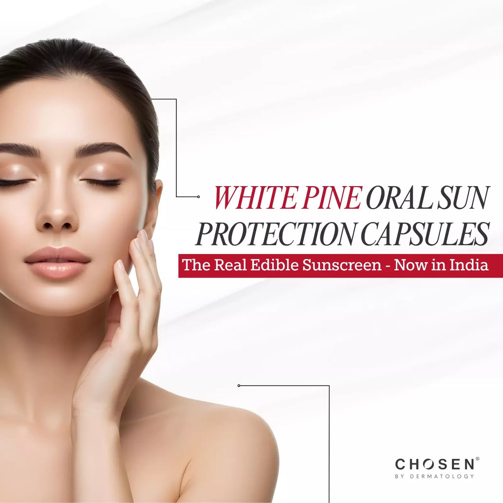 Chosen White Pine Pycnogenol Capsules for Internal Photo Protector And Pigmentation Fighter | Grocsy