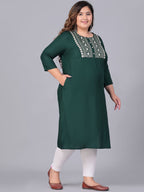 Sztori Women Thread Work Kurta | Grocsy