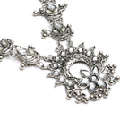 Mominos Fashion Johar Kamal Women Silver-Plated Brass Finish Rani Haar Statement Necklace | Grocsy