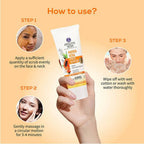 Ayouthveda Papaya Vera Face Scrub | Grocsy