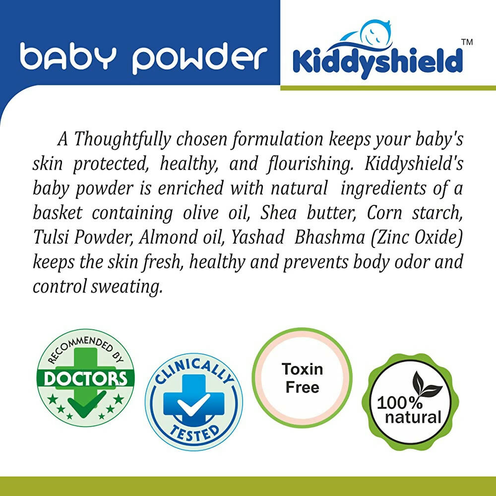 Kiddyshield Baby Talcum Powder (0-12 Years) | Grocsy