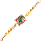 Ethnic American Diamond Rakhi | Grocsy