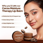 Mamaearth Cocoa Moisture Therapy Lip Balm with Cocoa Butter & Coffee For Dry & Chapped Lips | Grocsy