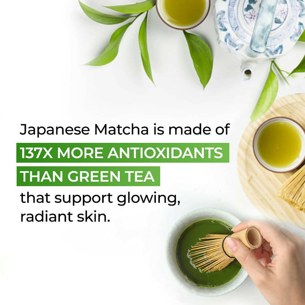 PLIX The Plant Fix Japanese Matcha Effervescent Tablets for Dark Circles - Lemon | Grocsy