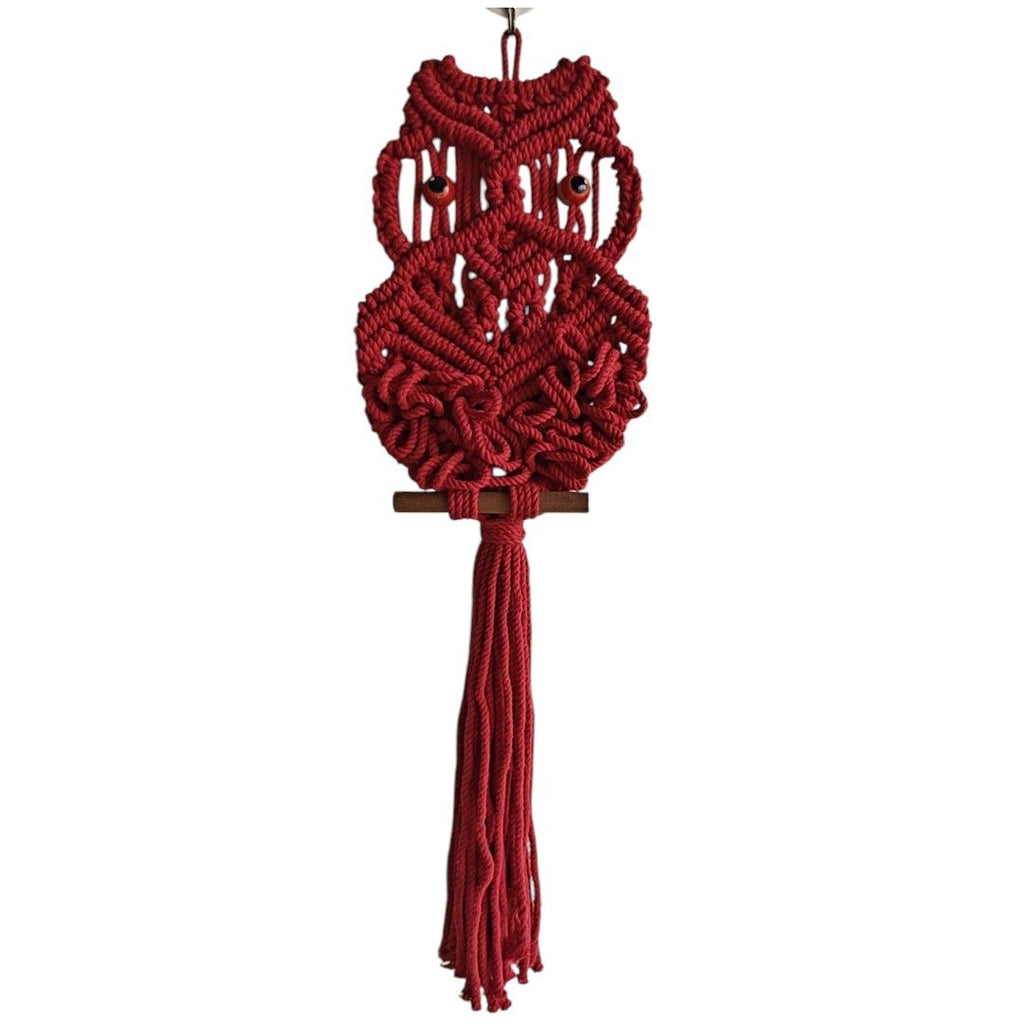 Sun Mun Decors Premium Macrame Owl | Grocsy