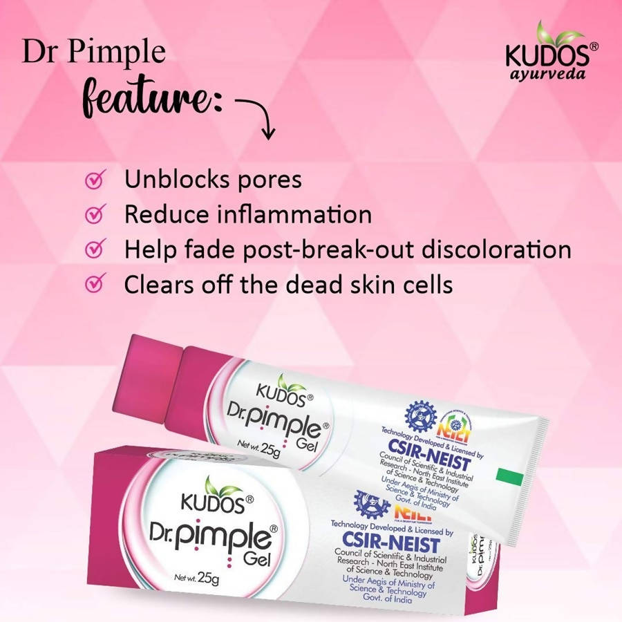 Kudos Ayurveda Dr. Pimple Gel | Grocsy