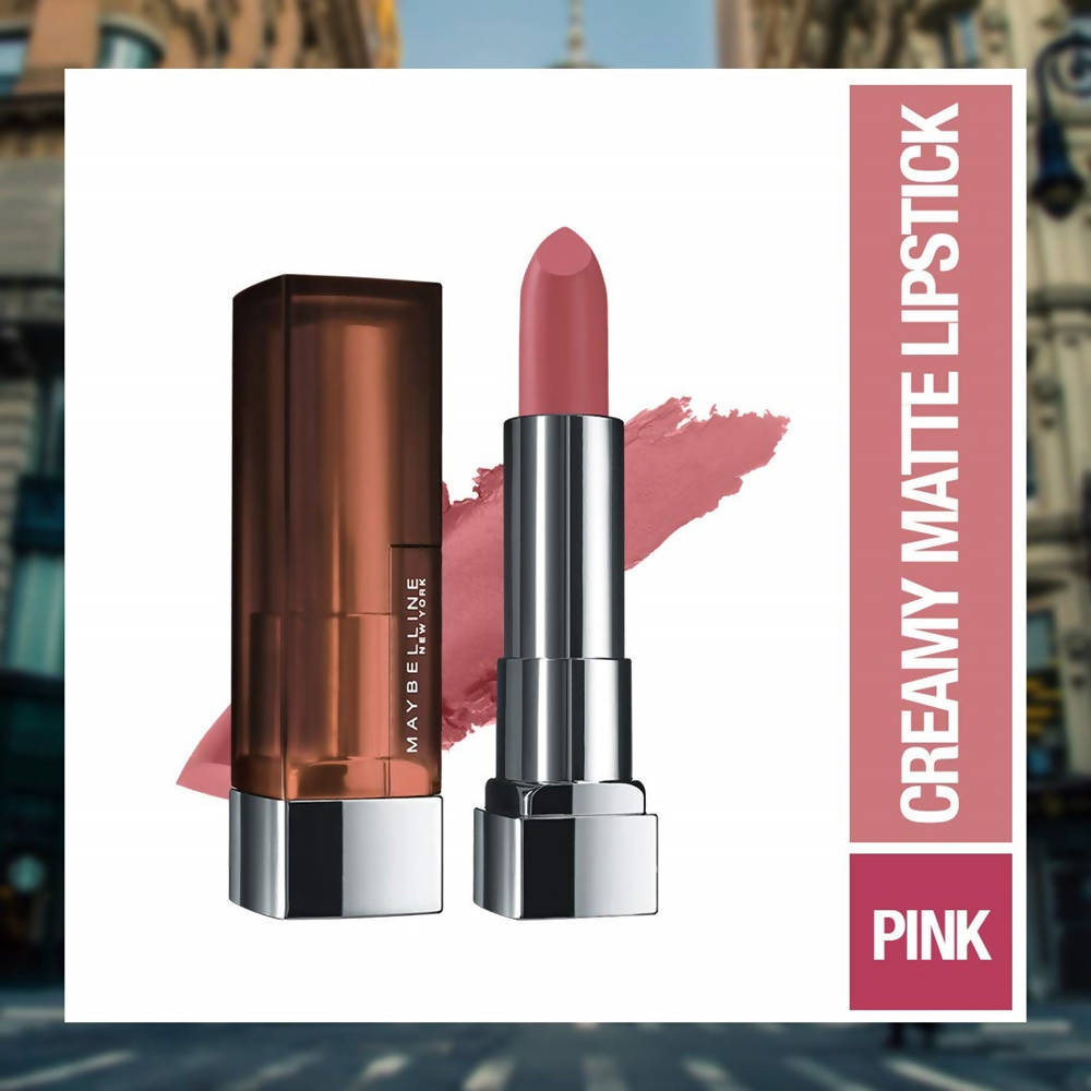 Maybelline New York Color Sensational Creamy Matte Lipstick / 507 Almond Pink | Grocsy