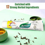 Dr. Morepen Active Smile Herbal Toothpaste with Neem, Clove & Menthol | Grocsy