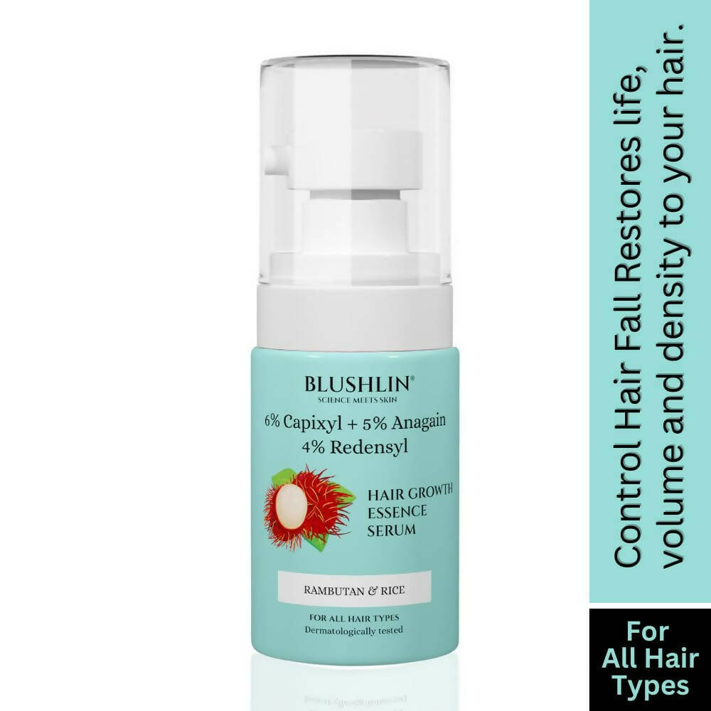 Blushlin Hair Growth Serum with 6% Capixyl, 4% Redensyl & 5% Anagain | Grocsy