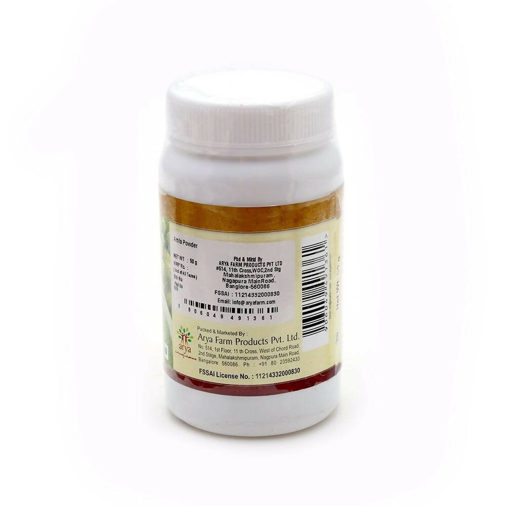 Arya Farm Organic Amla Powder | Grocsy