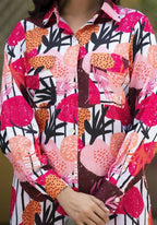 Women's Casual Fashionable Multi Muslin co-ord set - Rooh | Grocsy