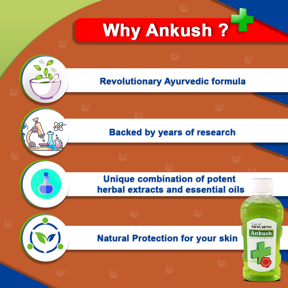 Keya Seth Aromatherapy Medicure Ankush Antiseptic Liquid | Grocsy