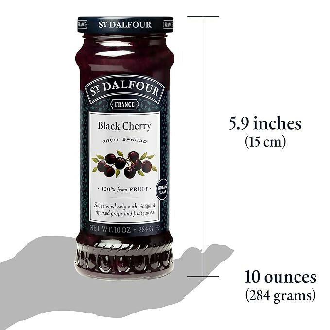 ST. DALFOUR Black Cherry Fruit Spread | Grocsy