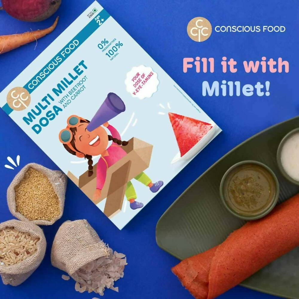 Conscious Food Multi Millet Dosa | Grocsy