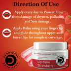 Dermistry Nourishing Lip Balm Strawberry & Coffee Lip Scrub | Grocsy