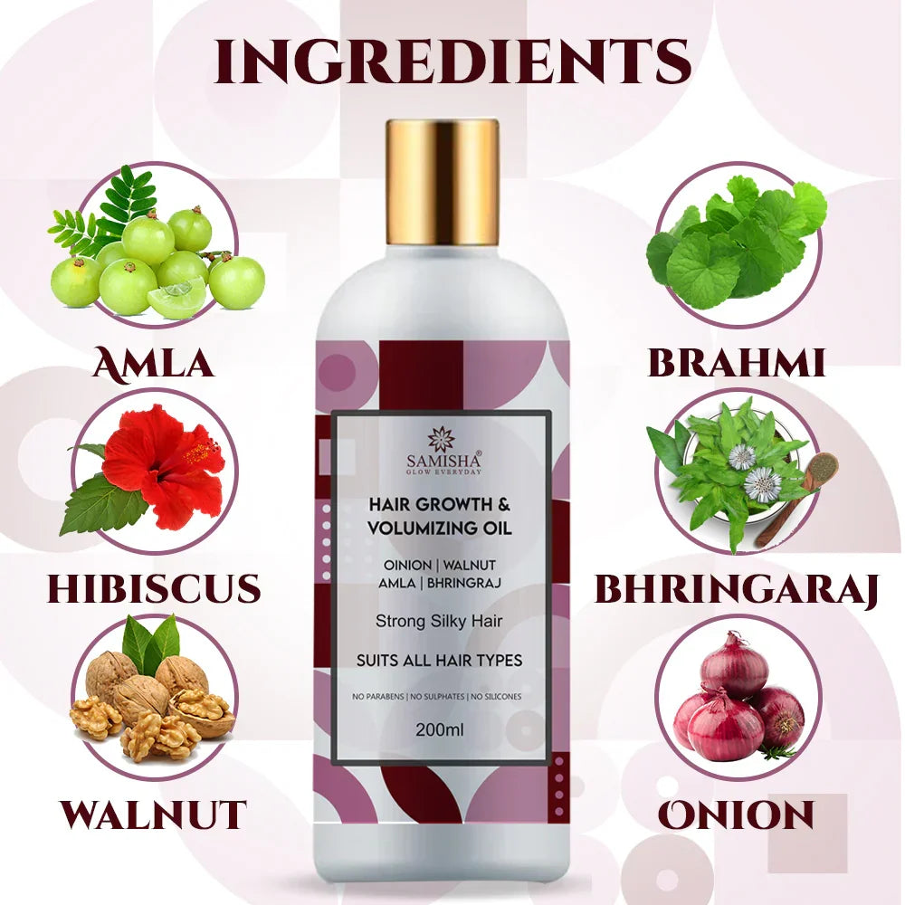 Samisha Red Onion Hair Oil | Grocsy