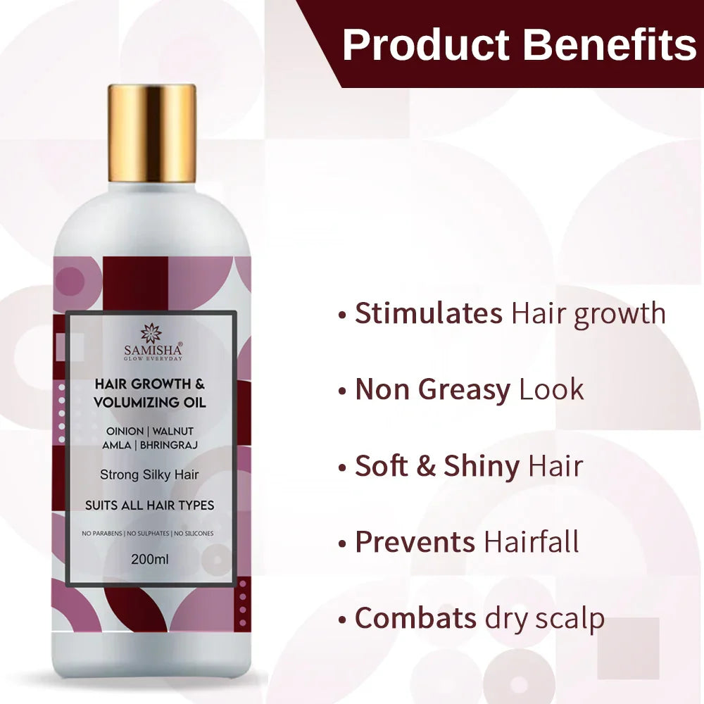 Samisha Red Onion Hair Oil | Grocsy