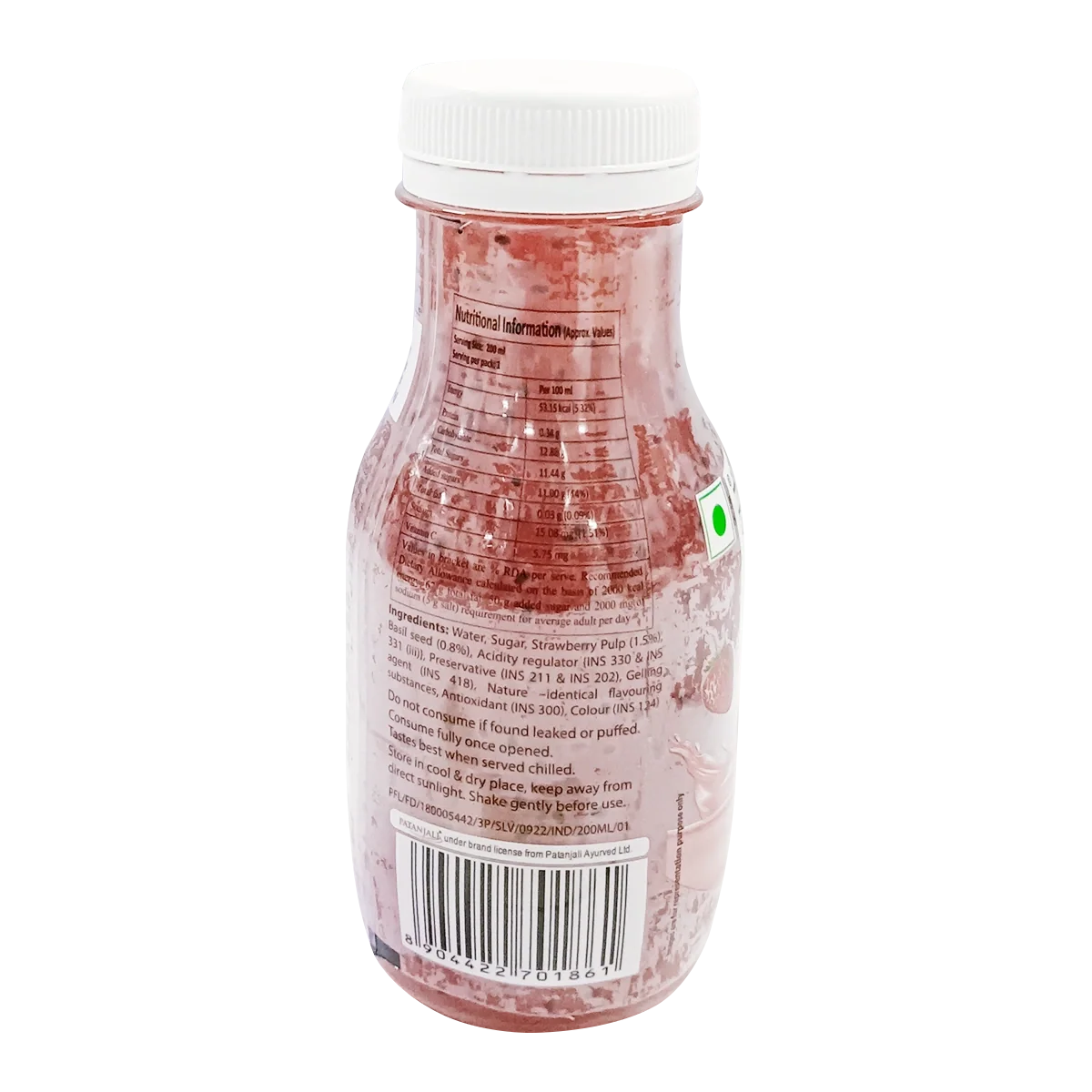 Patanjali Strawberry Basil Drink | Grocsy