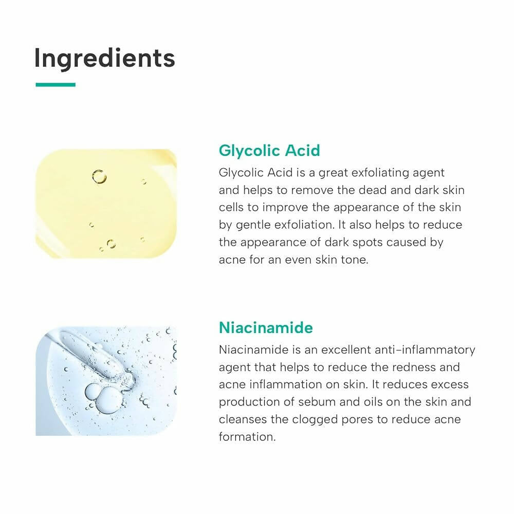 Dermatouch Glycolic 6% Niacinamide 4% Face Cream | Grocsy