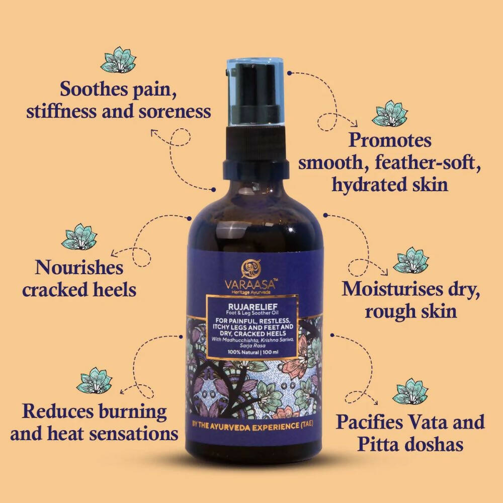 Varaasa Rujarelief Foot & Leg Soother Oil | Grocsy