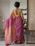 Suta Mustard Woven Design Pure Cotton Saree | Grocsy