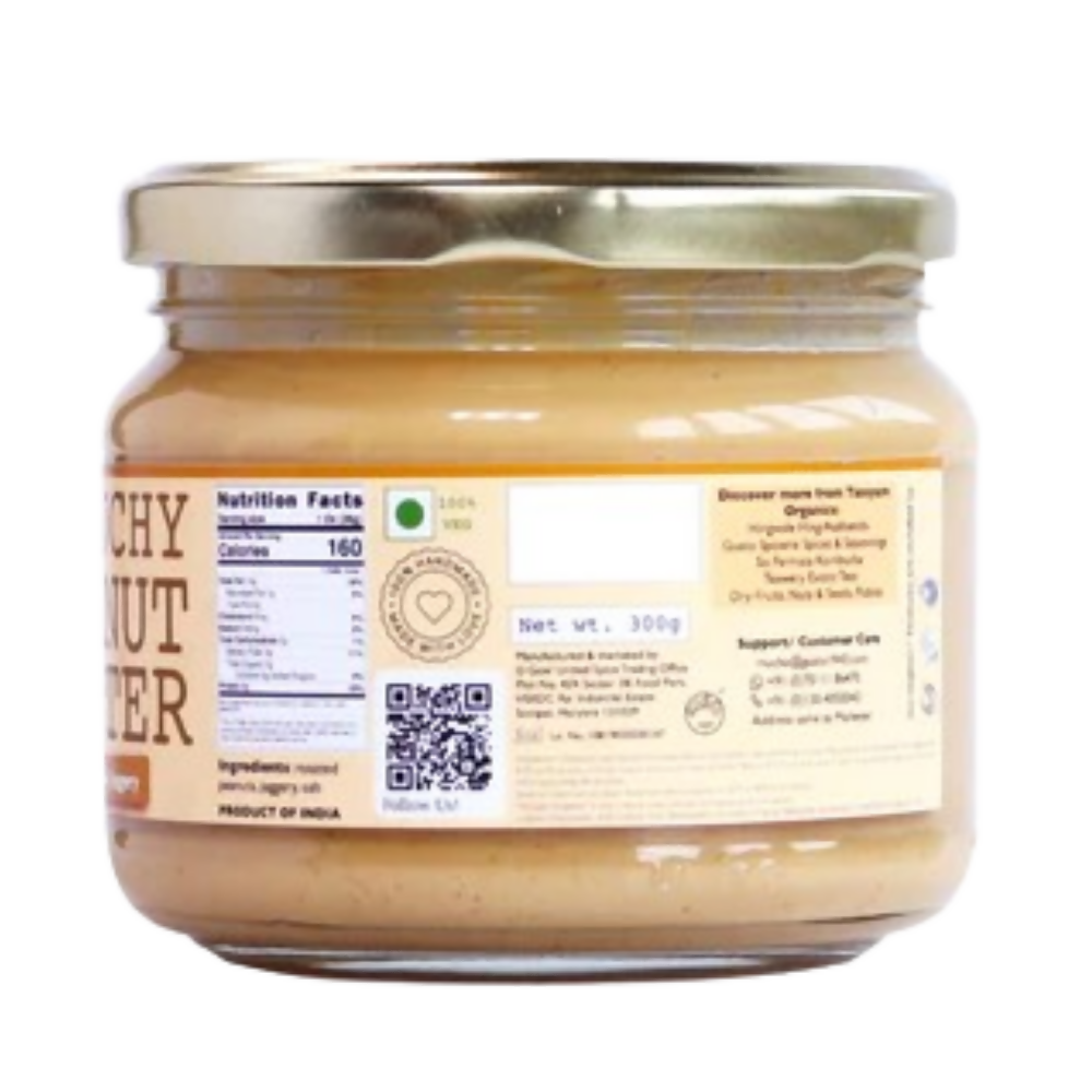 Tassyam Organics Crunchy Peanut Butter | Grocsy
